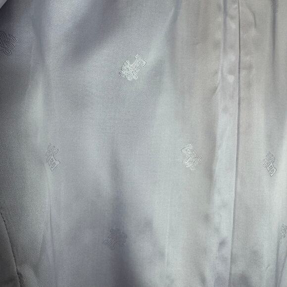 ESCADA Wool Jacket Lavender Buckle Belted Safari Classic Mature Women's 44 L - Picture 12 of 16